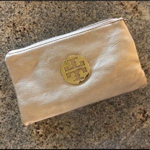 Authentic Tory Burch Metallic Gold Wristlet